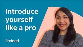 How to Introduce Yourself in an Interview  Indeed Career Tips [upl. by Ahtaga]