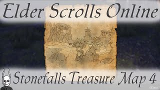 Stonefalls Treasure Map 4 Elder Scrolls Online ESO [upl. by Rajewski197]