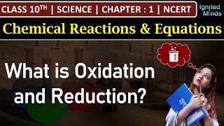 Class 10th Science  Oxidation and Reduction  Chapter 1 Chemical Equations amp Reactions [upl. by Aiselad]