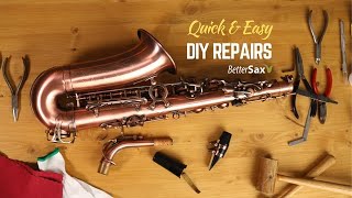 Quick amp Easy DIY Sax Repairs [upl. by Caprice]