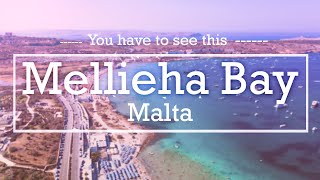 MELLIEHA BAY  Malta 🇲🇹2020  Youve NEVER SEEN Mellieha this way  Mavic 2 Pro 4k😎 [upl. by Noswad727]