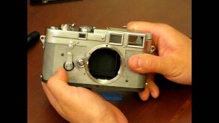 Leica M3 Shutter Speed Adjustment [upl. by Eyahc]