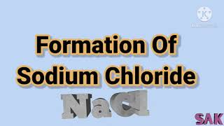 Formation Of Sodium Chloride Molecule [upl. by Charyl]