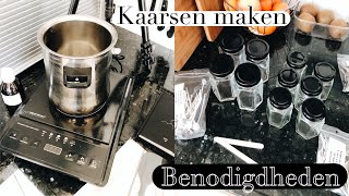 Kaarsen maken  Benodigdheden [upl. by Nnaecyoj]