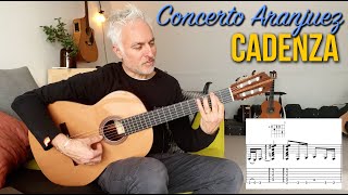 Concerto de Aranjuez Cadenza Guitar Tutorial [upl. by Arakawa]