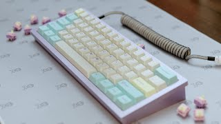 Banana Split Switches  Brutal60  Pom Plate  ASMR Sound Test [upl. by Granny]