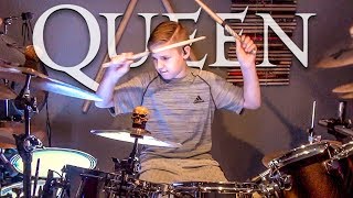 BOHEMIAN RHAPSODY  QUEEN 11 year old drummer [upl. by Herwig]