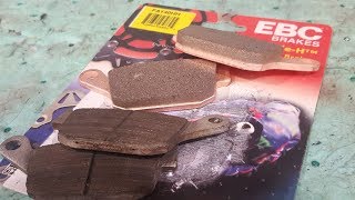 How to Replace Triumph Tiger Rear Brake Pads [upl. by Janean]