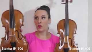 Stentor I vs Stentor II 1400 vs 1500 Violin REVIEW [upl. by Raddi]