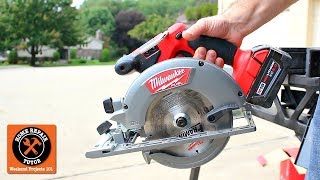 Milwaukee M18 Cordless Circular Saw 612quot Version [upl. by Leibarg]