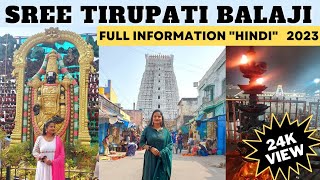 Tirupati Balaji Mandir  Full Information 2023  Tirupati Tirumala Complete Tour Guide  TTD [upl. by Mintz]