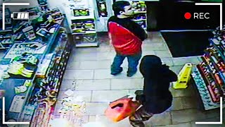 Camera Captures Killer Shooting And Burning Teen Cashier [upl. by Gnilrad]