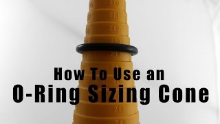 ORing Sizing Cone  The ORing Store [upl. by Strait]