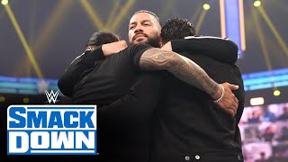 Roman Reigns brings his family back together SmackDown July 9 2021 [upl. by Ogu]