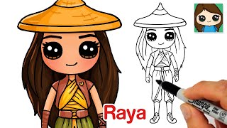 How to Draw Raya  Raya and The Last Dragon [upl. by Leanor]