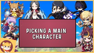 Picking a Main Character in MapleStory  GMS 2021 [upl. by Akemeuwkuhc]