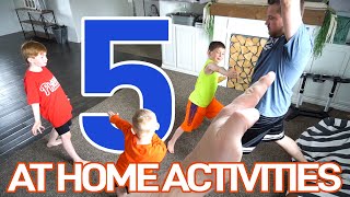 5 FUN GAMES TO PLAY AT HOME WITH YOUR FAMILY  NO ITEMS NEEDED [upl. by Aryek]