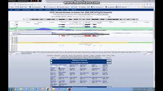 Visualising tracks genes splice variants and SNPs on the UCSC genome browser tutorial 2 [upl. by Nilkoorb]