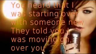 Stronger Kelly Clarkson Lyrics [upl. by Ellenrahc]