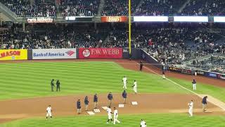 YMCA performed by New York Yankees Ground Crew Yankee Stadium Bronx NY [upl. by Felicie]