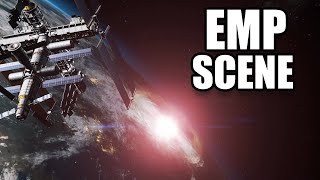 MODERN WARFARE 2 REMASTERED  EMP Scene  Space Station Scene [upl. by Yendirb]