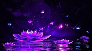 Peaceful Night 💜 Soothing Deep Sleep Music ★ Calming Meditation Healing 528Hz [upl. by Annav]