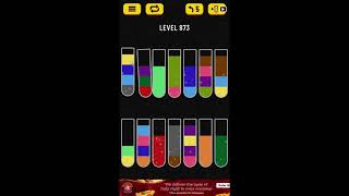 Water Sort Puzzle Level 873 [upl. by Abdul]