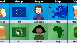 Europe vs Africa  Continent Comparison [upl. by Trilly]