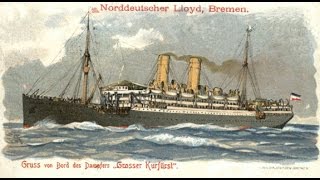 ss Grosser Kurfürst  Norddeutscher Lloyd  Grizzly Bear Rag [upl. by Elleneg]