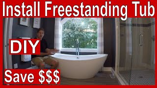 How to Install a Freestanding Tub [upl. by Ulita]