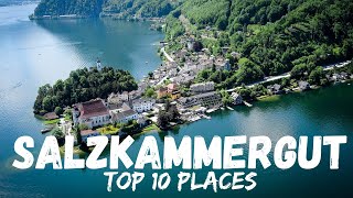 10 Most Beautiful Places in Salzkammergut Austria [upl. by Cirilo255]