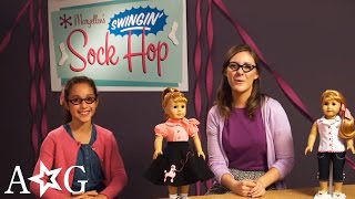 Maryellens Swingin Sock Hop  Doll Hairstyles  AmericanGirl [upl. by Sholem]