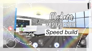 Meepcity modern medium estate Speedbuild [upl. by Rubin848]