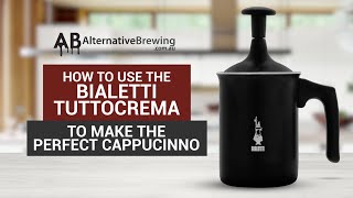 How to Use the Bialetti Tuttocrema Milk Frother [upl. by Inesita]