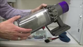 How to clean and maintain the Dyson V10 Cordless Vacuum Cleaner [upl. by Aitak]