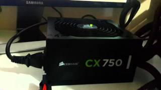 Power Supply Corsair CX750 Buzzing Coil Whine Probably [upl. by Dorrej815]