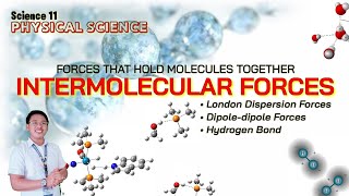 INTERMOLECULAR FORCES  Science 11  Physical Science [upl. by Karine]