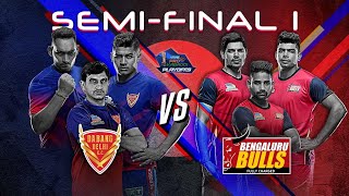 Pro Kabaddi 2019 SemiFinal Highlights  Dabang Delhi vs Bengaluru Bulls [upl. by Gladdy]