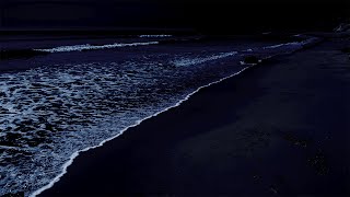 All You Need To Fall Asleep  Ocean Sounds For Deep Sleeping With A Dark Screen And Rolling Waves [upl. by Francie]