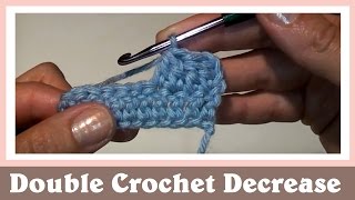 Crochet for Beginners Double Crochet Decrease [upl. by Eihtak28]