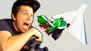 Mit 430kmh über die XXL Skisprungschanze  BeamNG [upl. by Kcirre]