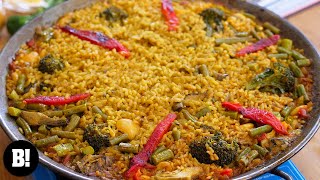 Easy amp Authentic Vegetable Paella [upl. by Arlynne]