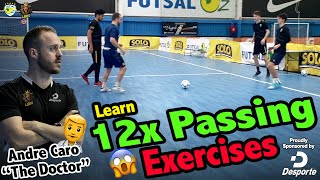 12x Passing exercises for Futsal amp Soccer [upl. by Anined]