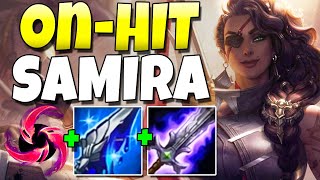 FULL ONHIT ATTACK SPEED SAMIRA IS NUTS  League of Legends [upl. by Matthia]