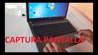 Como hacer captura de pantalla en hp probook EN CUALQUIER COMPUTADORA Método universal [upl. by Adirf937]