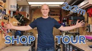 My Small and Efficient workshop 2 x 3 meter  2019 Shop tour [upl. by Alysia]