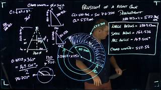 Frustum of a Cone Pattern Calculation [upl. by Holmen]