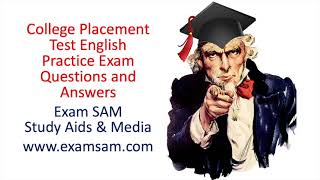 College Placement Test English Grammar Practice Questions and Answers [upl. by Giffy452]