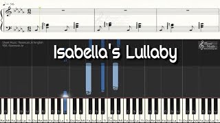 이자벨라의 자장가 Isabellas Lullaby 피아노악보Piano Sheet Music  Piano Cover 피아노 커버  Chord코드 [upl. by Nylirak]