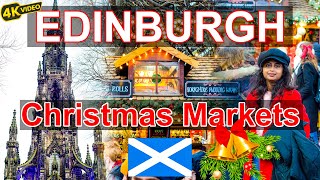 Edinburgh Christmas Market [upl. by Sheya]